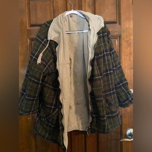 Reversible Flannel Coat - Unknown Brand - Size 1x/2x